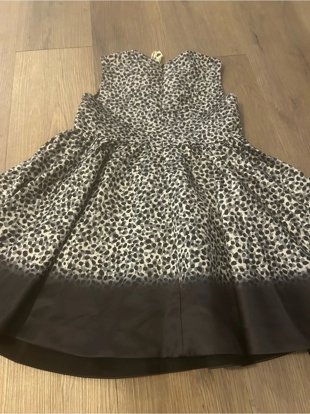 Twin-Set Black and White Printed Girls Party Dress